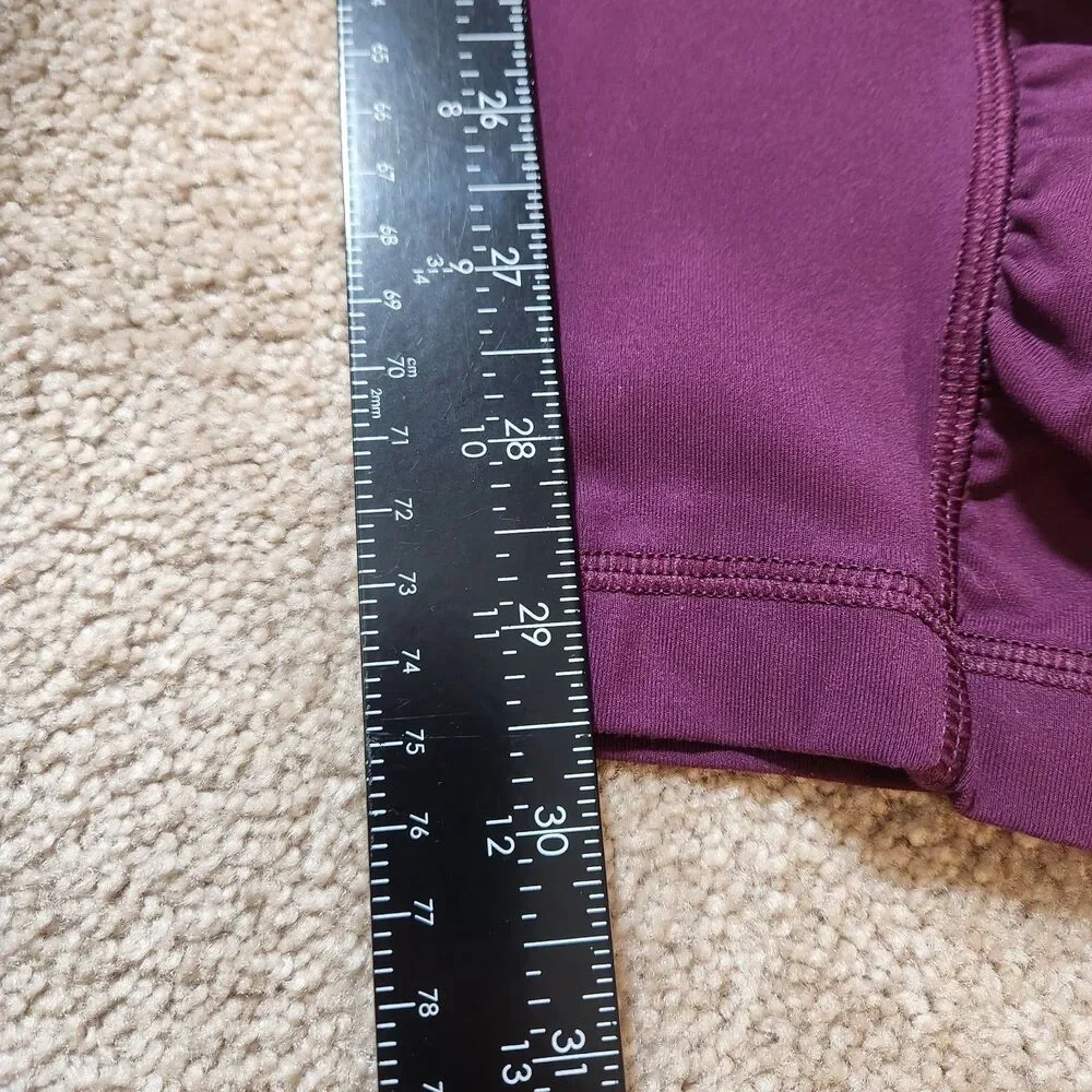 Lululemon Leggings Women 32X29.5 Deep Purple Speed Ruched Legs